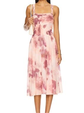 NWT Free People Tessa Smocked Dress